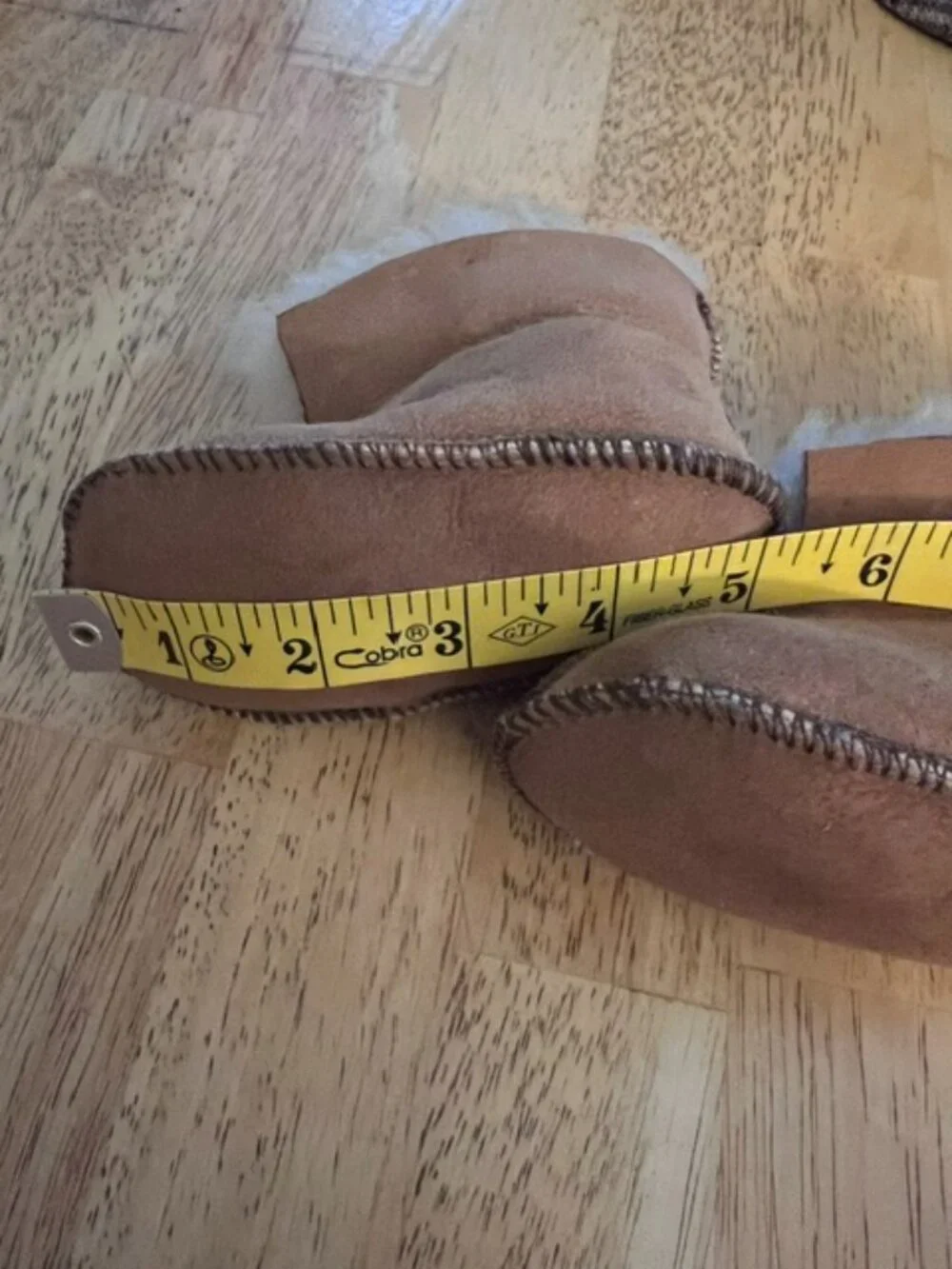 Handmade tan colored